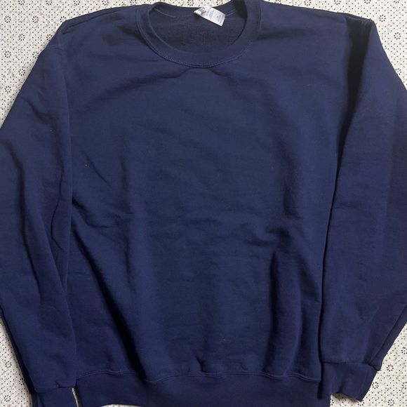 Jerzees Essential Blue Crewneck - Picture 1 of 3